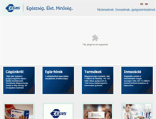 Tablet Screenshot of egis.hu