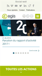 Mobile Screenshot of egis.fr
